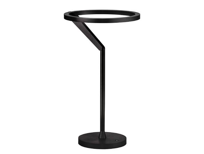 Tischleuchte Tilia Ø 22cm Schwarz/Schwarz Aluminium, Acrylglas Nicht austauschbare LEDs LED-Platine