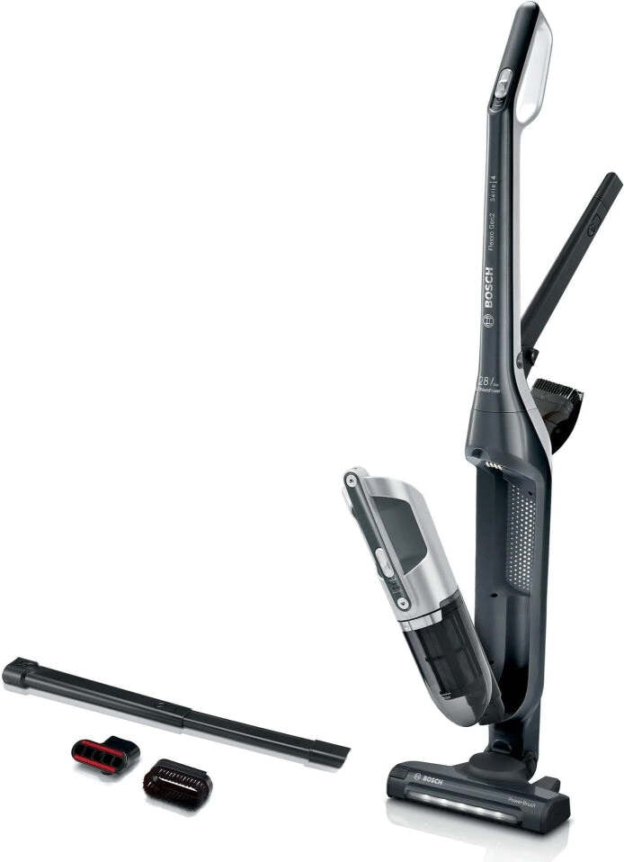 Bosch Serie 4 BCH3K2801, 2-in-1-Stabstaubsauger, Beutellos, Schwarz, 0,4 l, Trocken, Filterung