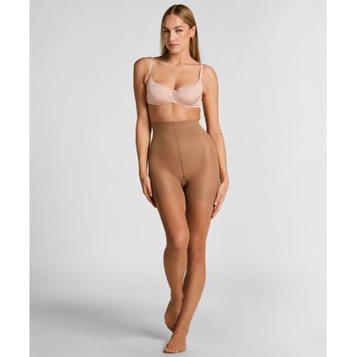 Strumpfhose HUNKEMÖLLER "Strumpfhose 15 Denier Total Lift & Shape", Damen, Gr. L, beige, 76% Polyamid, 24% Elasthan, Strumpfhosen Strumpfhose