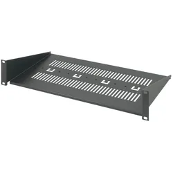 SCHROFF 19"-Geräteträger, 2 HE - 19"GERAETETRAEGER 2HE RAL7021
