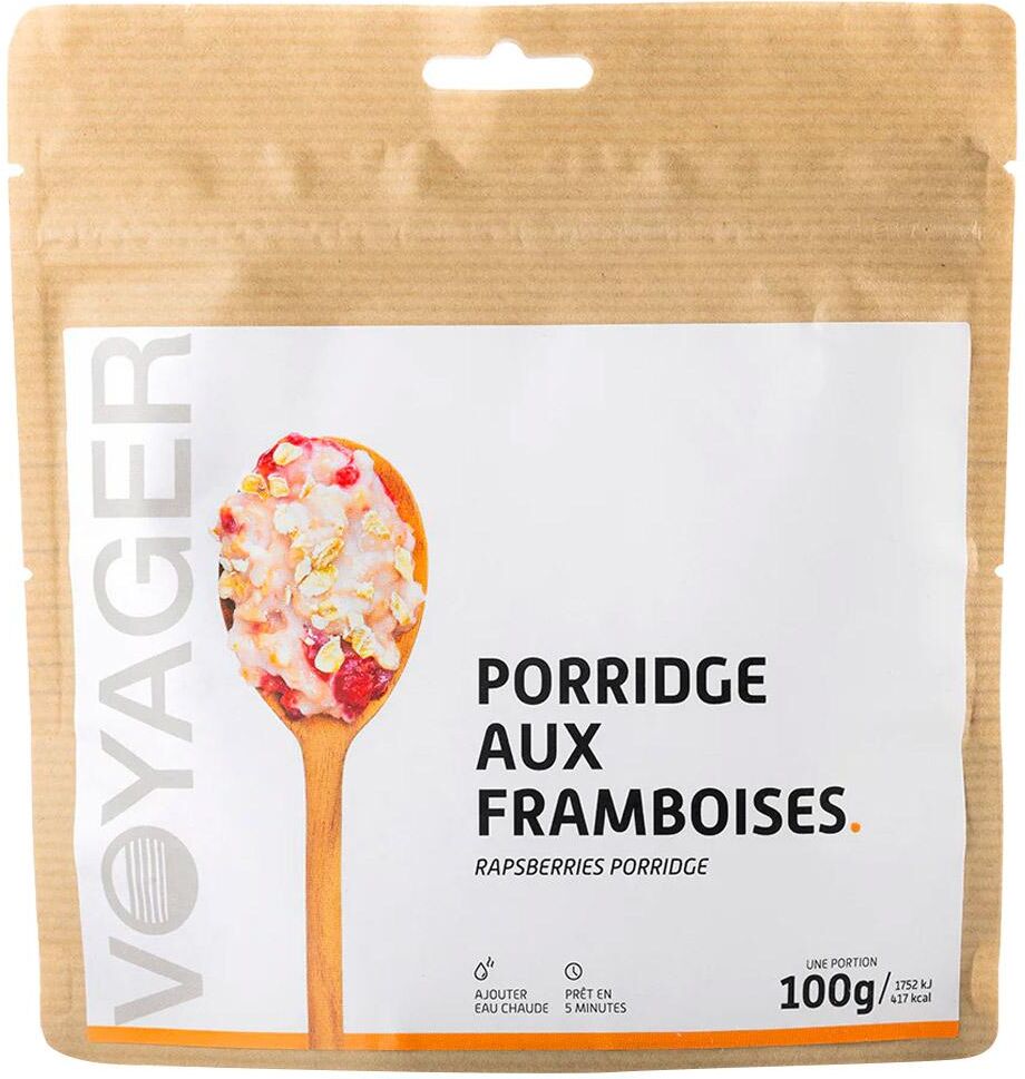 Voyager  - Porridge Aux Framboises 100 g. - Repas Lyophilisé
