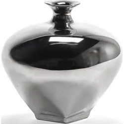 Josephine Porzellanvase 9 cm, silber
