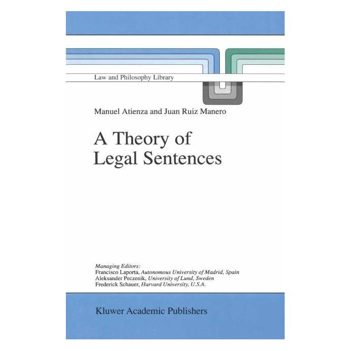 Springer A Theory of Legal Sentences (Englisch, Softcover, J Ruiz Manero, Manuel Atienza) (55531400)