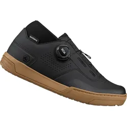 SHIMANO GF800, SCHUH, WOMEN, FLAT, BLACK/AMBER, GR. 37
