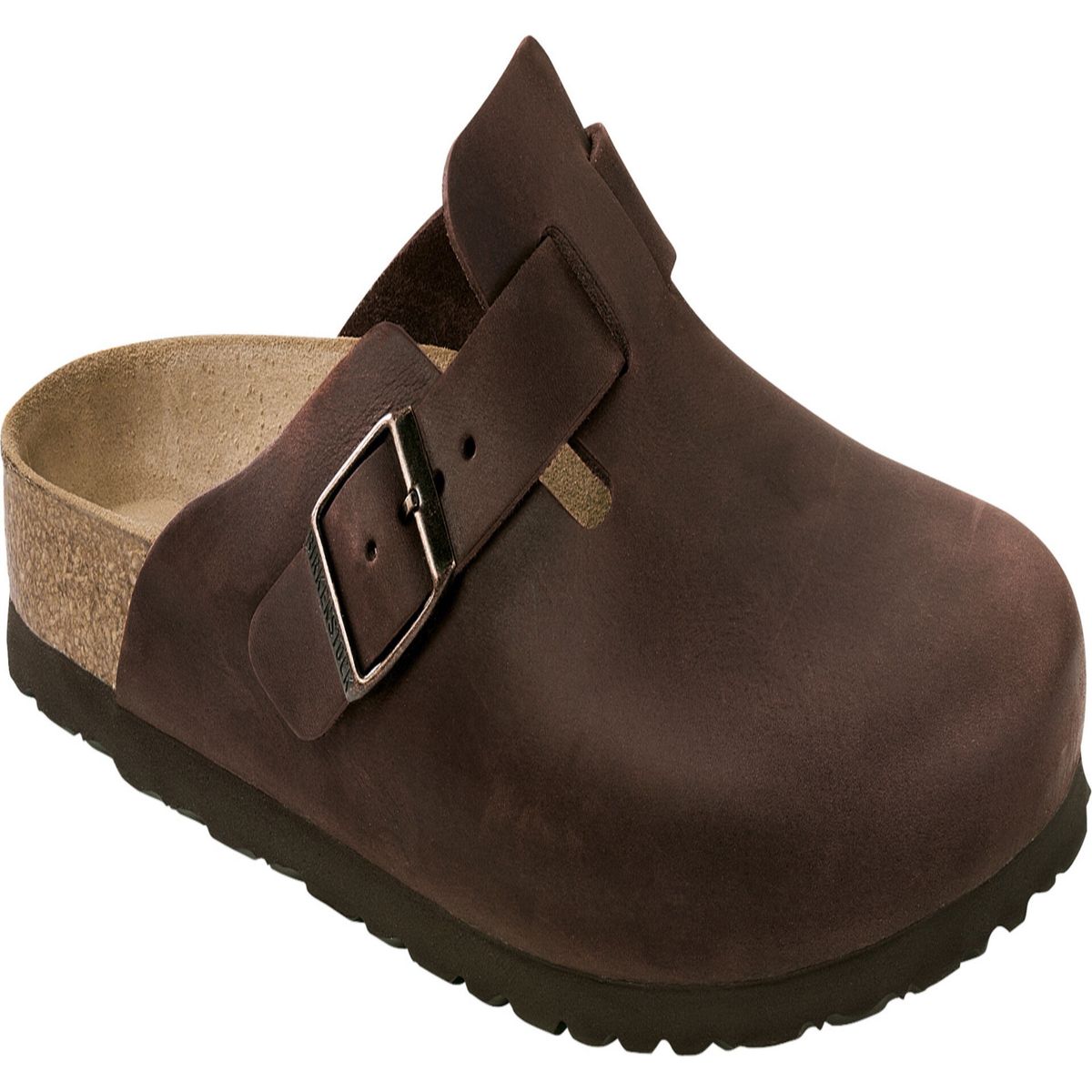 Birkenstock Boston Oiled Leather Unisex habana (200) Schmal 45 860133-200-45