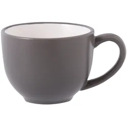 METRO Professional Espressotasse Akami, Steinzeug, 90 ml, grau / weiß