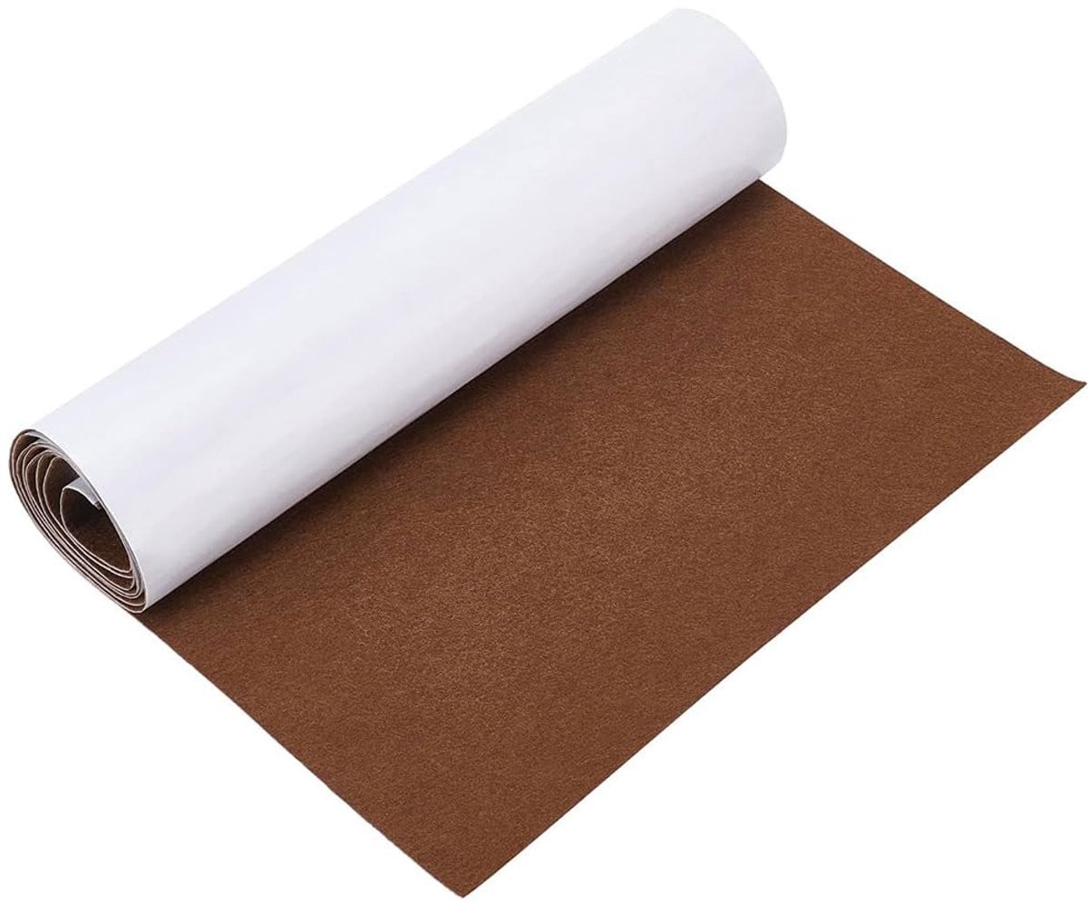 Zelfklevend Vilt Lichtbruin - Viltmat voor Meubels Beschermen - 40 x 220 cm