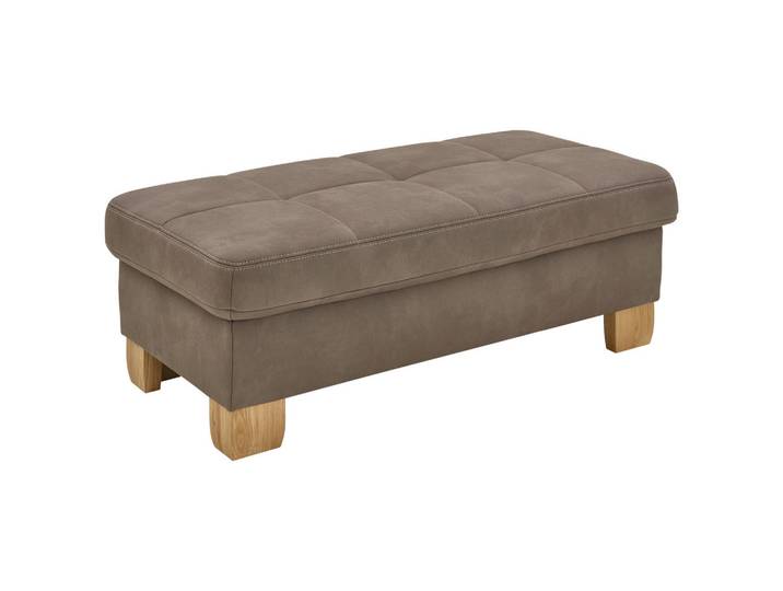 Voleo Hocker, Braun, Holz, Wildeiche, rechteckig, 130x47x65 cm, Goldenes M, Fußauswahl, Stoffauswahl, Stauraum, Wohnzimmer, Hocker, Sitzhocker