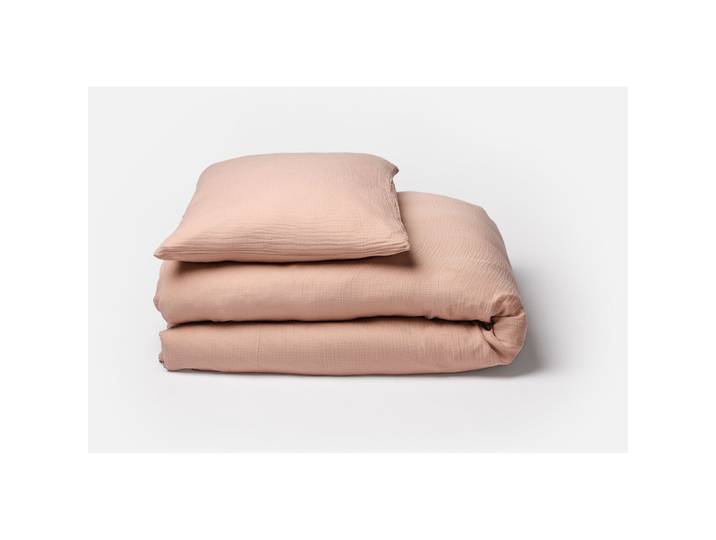 Journey Living Duvetbezug Ibiza rose Einfarbig Holzfasern 160 x 210 cm - Material: Lyocell