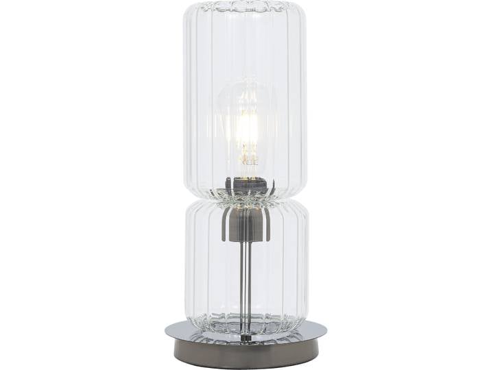 Tischlampe Harmon anthrazit Metall/Glas H 36 cm