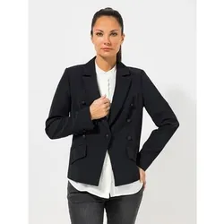 STEFFEN SCHRAUT Blazer, Madrid Schmuckknöpfe bedrucktes Futter figurbetont