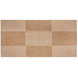 In- & Outdoor Teppich  Nizza , braun , Synthetische Fasern , Maße (cm): B: 67