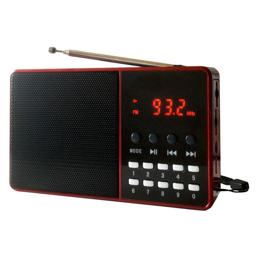 Datel Dartel Tragbares Analogradio Mit Bluetooth Rd-180 Rot (53943907)