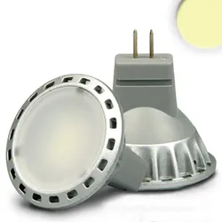 ISOLED LED Stiftsockel-Reflektorlampe MR11 diffus, 12V AC/DC, G4, 2W 3000K 120lm 120°, nicht dimmbar, matt ISO-111718