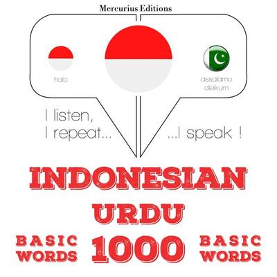 1000 essential words in Urdu - JM Gardner, Audio, 9782821147126