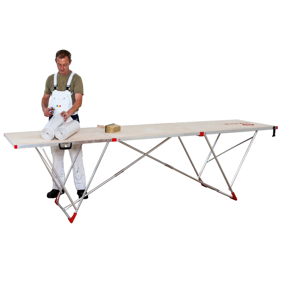 Euroline eurotap 810 Alu-Tapeziertisch 0,60m Breite 3,00m Länge [Sonderaktion]