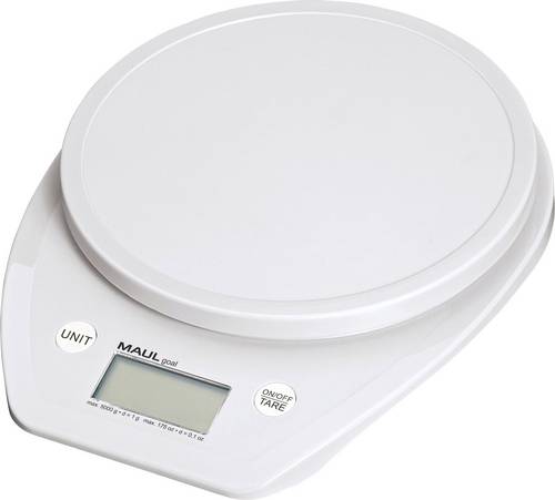 Maul 1646002 Briefwaage 1646002 Wägebereich (max.) 5000g Ablesbarkeit 1g batteriebetrieben Weiß
