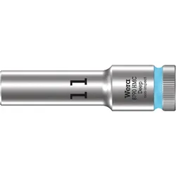 Wera 8790 HMC Deep Steckschlüsseleinsatz mit 1/2"-Antrieb Cyan - 05004551001 - Cyan