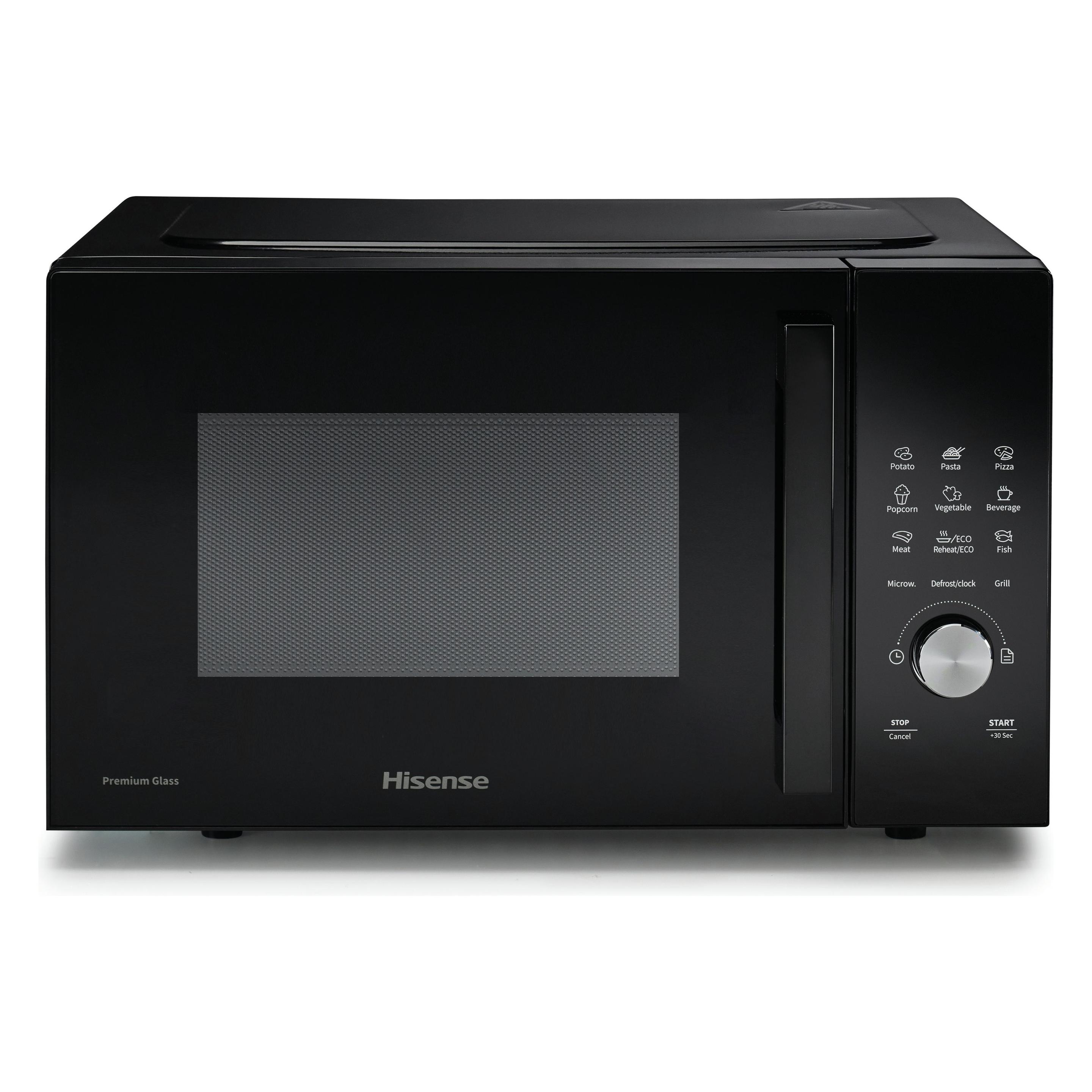 Hisense H23MOBSD1HG Mikrowelle mit Grill 23L 9 (23 l) (H23MOBSD1HG)