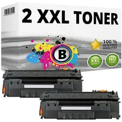 Druckfuxx, Toner, 2x XXL Toner für Canon 708H LBP-3300 LBP-3360 KARTUSCHE PATRONE BLACK SET