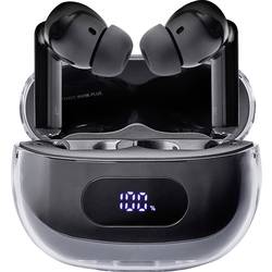 Intenso Buds Plus T310AE schwarz In Ear Headset Bluetooth® Stereo Schwarz Noise Cancelling Ladecase, Batterieladeanzeige, Touch-Steuerung Handy 3720310