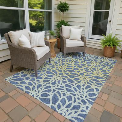 Addison Rugs Machine Washable Indoor/ Outdoor Floral Craze Chantille Rug