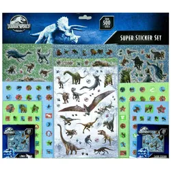 Sticker, Jurassic World Super Sticker Set (500 Sticker)