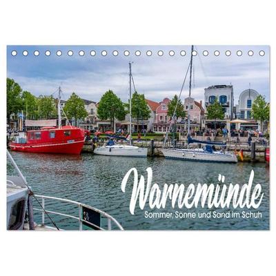 Warnemünde - Sommer, Sonne und Sand im Schuh (Tischkalender 2027 DIN A5 quer), CALVENDO Monatskalender