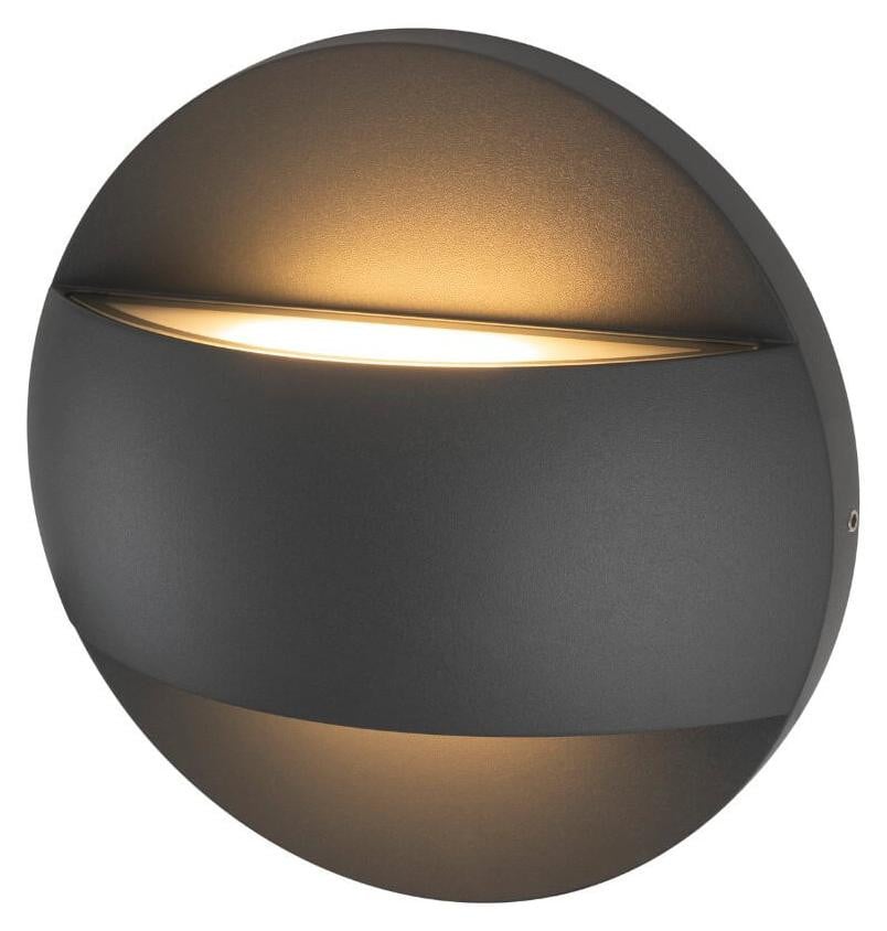 SLV Lid II Up/Down LED wandlamp grijs