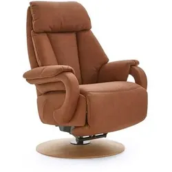 Polsteria Sessel Cody Lazyline Leder Braun Cognac