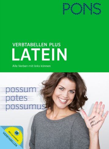 PONS Verbtabellen Plus Latein: Alle Verben mit links können - Preis vom 01.10.2026 17:08:56 h