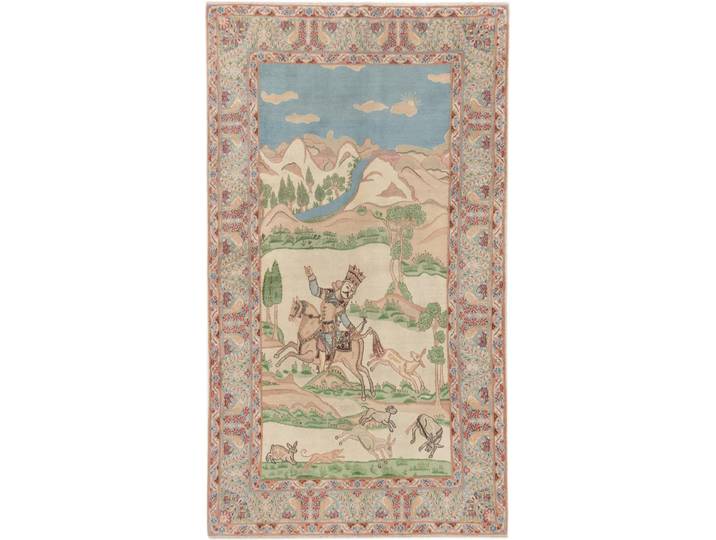 Kerman Teppich 142x251 Handgeknüpft Orientteppich Perserteppich