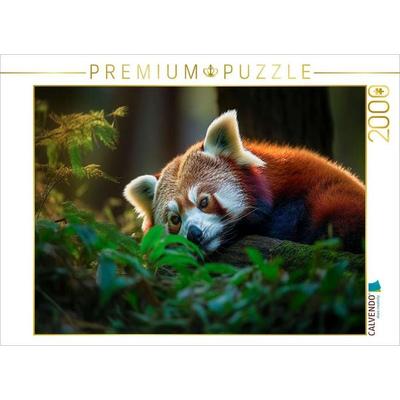 CALVENDO Puzzle Roter Panda - kurz ausruhen | 2000 Teile Lege-Größe 90x67cm Foto-Puzzle für glückliche Stunden, Sonstige von , Calvendo Puzzle