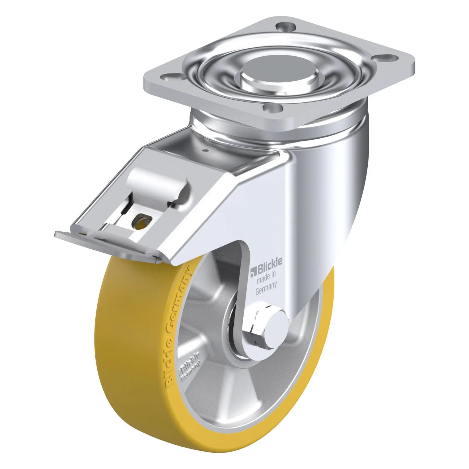 Blickle 606210 LH-ALTH 125K-1-FI Lenkrolle mit Feststeller Rad-Durchmesser 125 mm (606210)