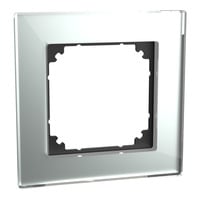 Rahmen Glas einfach diamant/silber, Typ 489160, Schutzart IP20, Schlagfestigkeit IK02 Retail