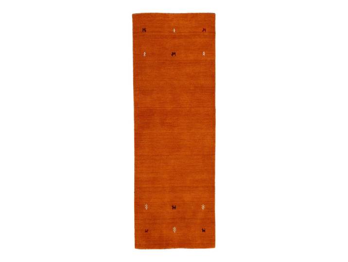 Tapis de couloir Gabbeh Uni 60 x 180cm Orange/Orange
