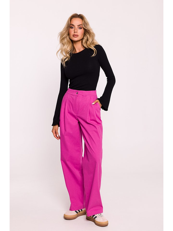 made of emotion Marlenehose in Pink - S