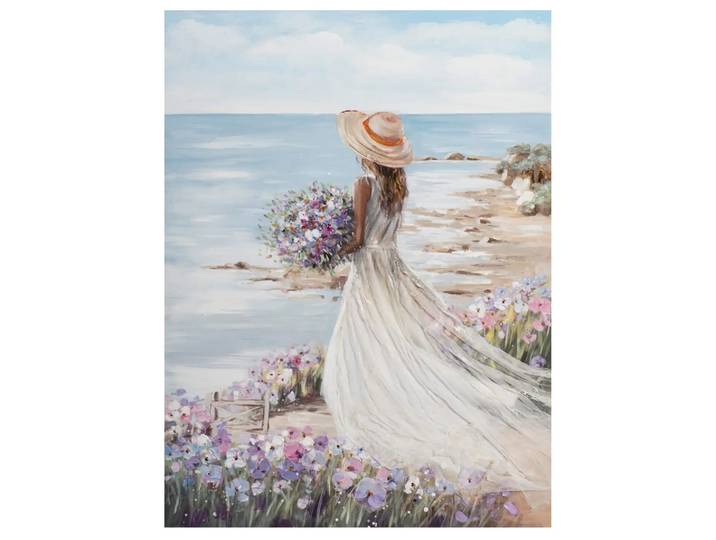 Bild Frau am Strand im Weissem Kleid 2 image LAND