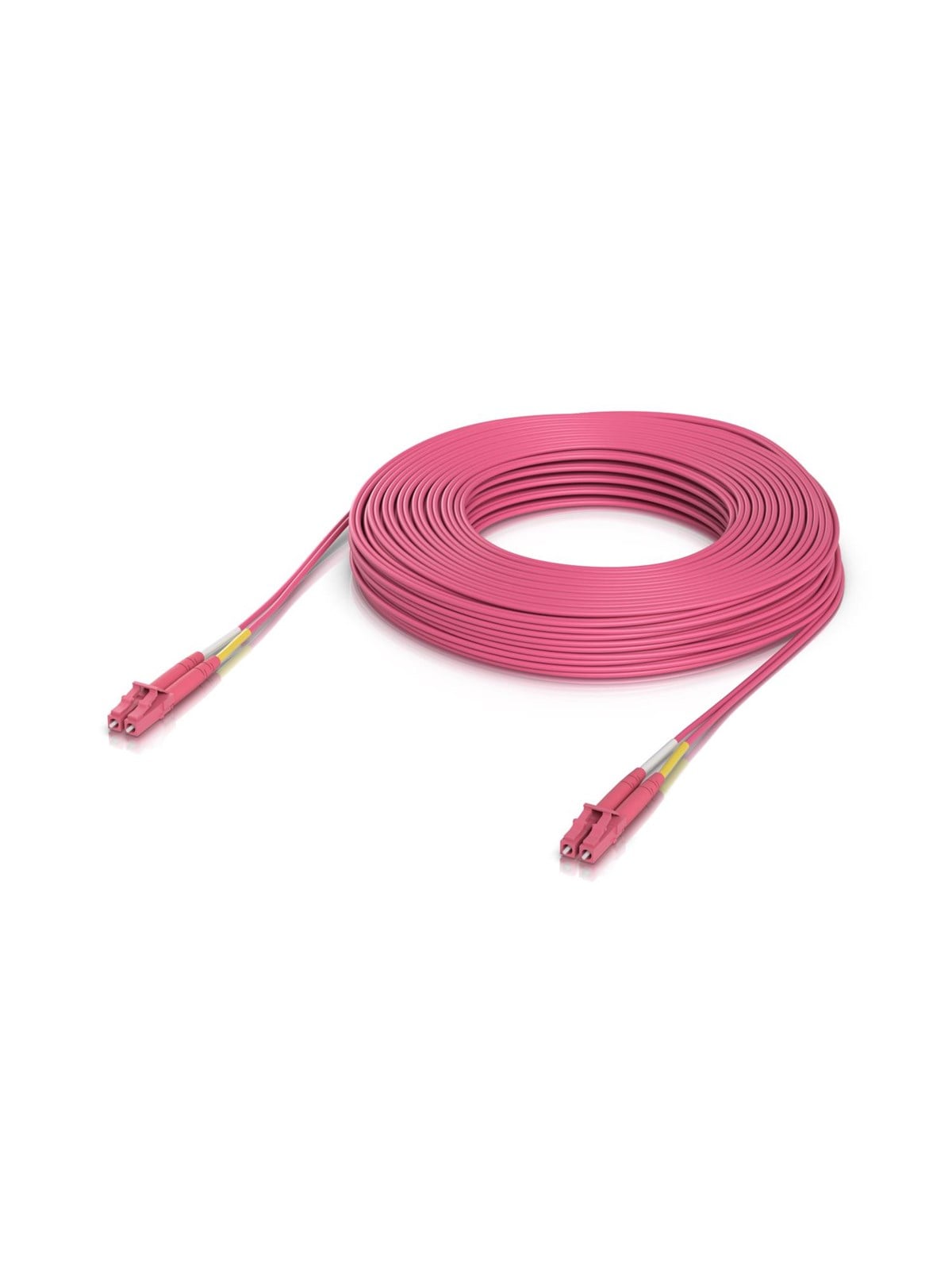 Ubiquiti UniFi OM4 Duplex LC UPC Fiber Patch Cable 30m - Rosa - 30m