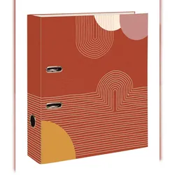 Clairefontaine 4x Terracotta, Ordner A4, Rückenbreite 7cm - 116074C