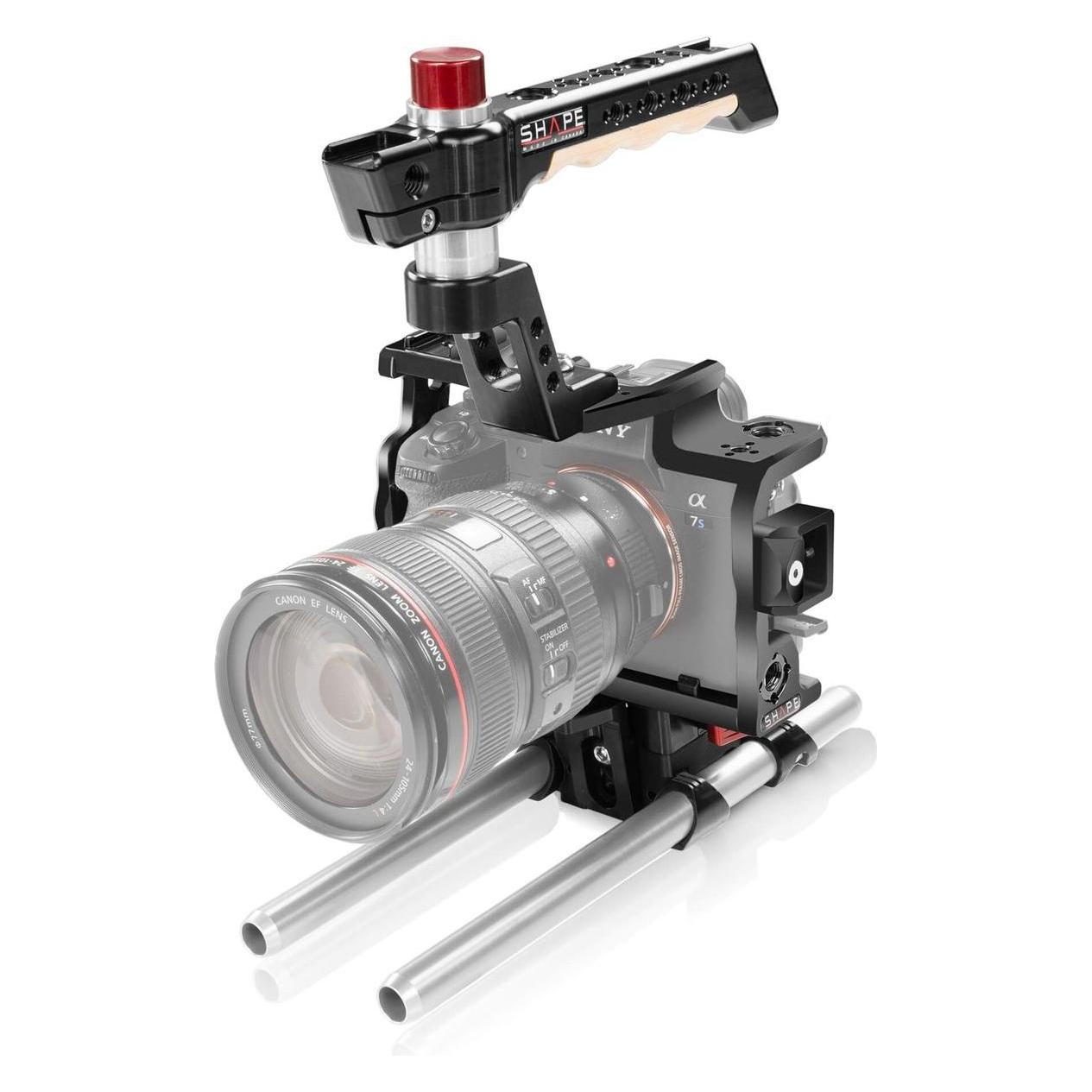 Shape Sony A7S3, A7 IV Cage und 15mm LW Rod System (Cage) (A7S3ROD)