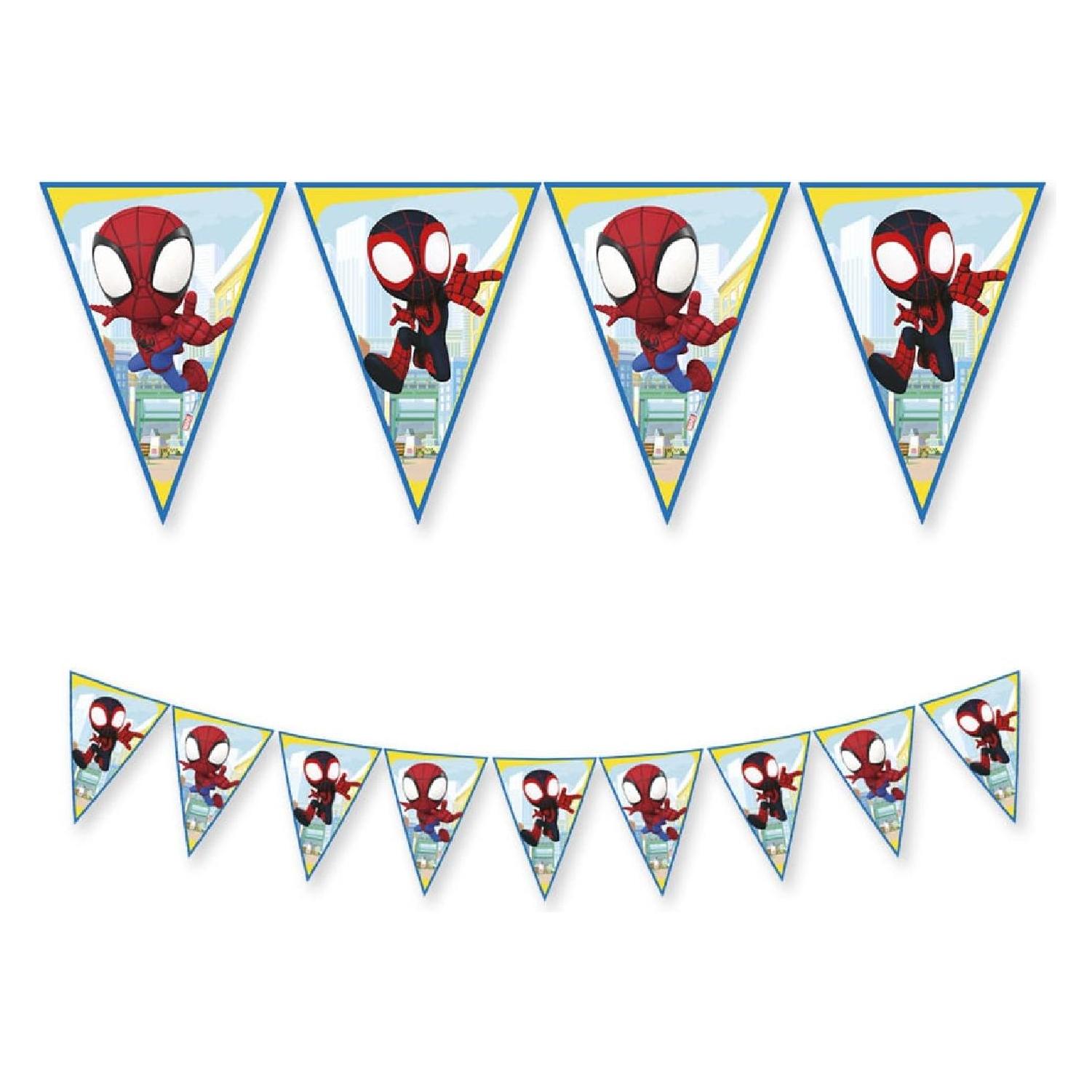Globos Europe Papierfahnenlinie FSC Spidey, 3mtr. (5201184948804)