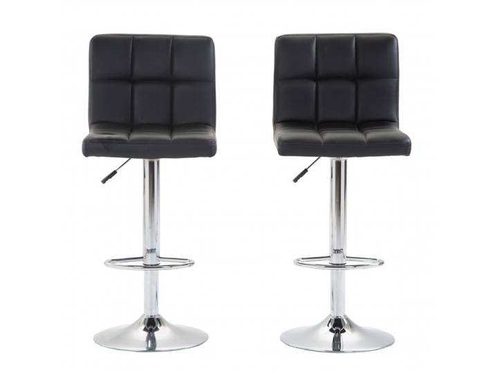 Barhocker LIMA 2er Set schwarz