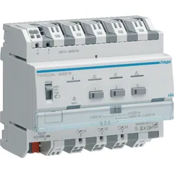Hager TYA663AN Universal-Dimmaktor 3-fach KNX, 3x300W, ESL/LED