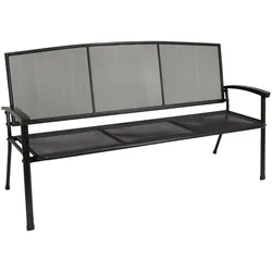 Bank RIVO 3-sitzer, Streckmetall eisengrau