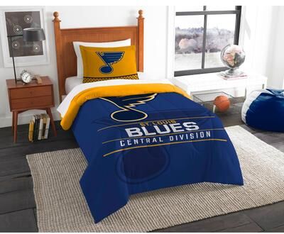 Northwest NHL St Louis Blues Draft 2-piece Twin Comforter Set