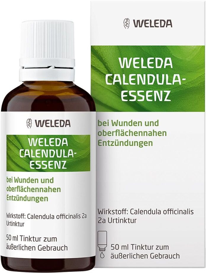Weleda Calendula-Essenz bei Wunden und Hautentzündungen