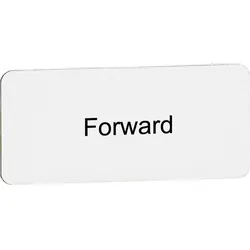 ABB MA6-1152 Texteinlage “Forward“, für Schalter mit 1 Schaltstellung 1SFA611930R1152