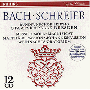 Peter Schreier - Bach - Schreier (zum 60. Geburtstag von Peter Schreier) - Preis vom 09.10.2026 07:28:09 h