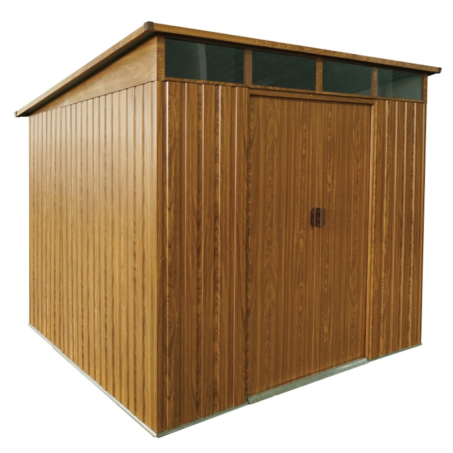 Pergart Gerätehaus "Lübeck 89" holzoptik 5,98 m²